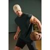 COOFANDY Men Workout Tank Tops Cotton Sleeveless T Shirts Gym Muscle Tee | Oversized Cut Off Shirt, Soft Comfortable Fabric, Basketball Sleeveless Tee Loose Fit for Summer Sport, Stylish Streetwear(Dark Army Green)