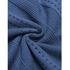 COOFANDY Men’s Knit Shirts Short Sleeve Button Down Polo Shirt Summer Beach | Fashion Knitted Casual Shirt, Breathable Hollow Out, Lightweight, Vacation Season Staple(Denim Blue)