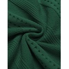 COOFANDY Men’s Knit Shirts Short Sleeve Button Down Polo Shirt Summer Beach | Fashion Knitted Casual Shirt, Breathable Hollow Out, Lightweight, Vacation Season Staple(Green)