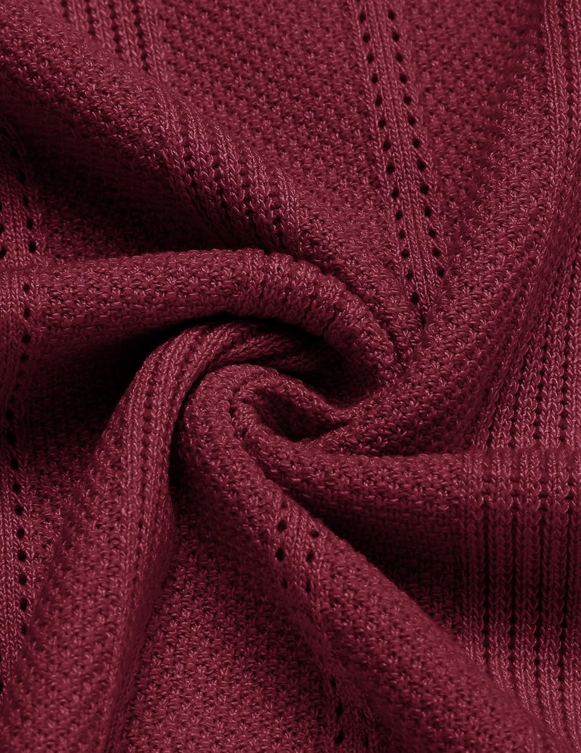 image:imageCOOFANDY Mens Knit Button Down Shirts Short Sleeve Polo Shirt for Vacation Knit ShirtButton Up Shirt Casual Shirt Summer ShirtOld Money ClothesGoing Out ShirtBusiness Casual ShirtCrochet ShirtWine Red