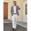 COOFANDY Mens Blazer Casual Sport Coats and Blazers Lightweight One Button Suit Jacket(Gray)
