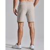 COOFANDY Mens Golf Shorts 7″ Lightweight Elastic Waistband Casual Shorts | Stretch Shorts for Men, Zipper Pockets, Quick Dry, Durable and Anti-Pilling, Summer Beach Shorts(Light Khaki)
