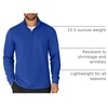 COOFANDY Mens Quarter Zip Up Pullover Lightweight Mock Neck Sweatshirt | Half Zip,Lightweight,Mock Neck,Casual,Soft fabric,Simple and Classic(Blue)
