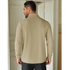 COOFANDY Mens Quarter Zip Up Pullover Lightweight Mock Neck Sweatshirt | Half Zip,Lightweight,Mock Neck,Casual,Soft fabric,Simple and Classic(Camel)