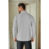 COOFANDY Mens Quarter Zip Up Pullover Lightweight Mock Neck Sweatshirt | Half Zip,Lightweight,Mock Neck,Casual,Soft fabric,Simple and Classic(Pale Grey)
