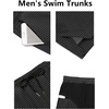 COOFANDY Men’s Swim Trunks Quick Dry Board Shorts Swimwear Bathing Suit | Quick Dry Four Way Stretch Fabric,3 inch Inseam,Side Pockets.(P White Polka Dots)
