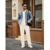COOFANDY Men’s Tracksuits 2 Piece Athletic Sweatsuit Quarter Zip Pullover | Long Sleeve, Running Sport Outfits, Casual Running Sweatsuit, Half-zip Tracksuit Sets(Cream)