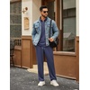 COOFANDY Men’s Tracksuits 2 Piece Athletic Sweatsuit Quarter Zip Pullover | Long Sleeve, Running Sport Outfits, Casual Running Sweatsuit, Half-zip Tracksuit Sets(Navy Blue)