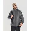 COOFANDY Rain Jacket Men Waterproof With Hood Raincoat Windbreaker Packable | 2 Water-resistant Zip Pockets, Lightweight Windbreaker For Hiking, Cycling, Running, Golf Fishing Rain Shell Gear(Dark Grey)