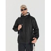 COOFANDY Rain Jacket Men Waterproof With Hood Raincoat Windbreaker Packable | 2 Water-resistant Zip Pockets, Lightweight Windbreaker For Hiking, Cycling, Running, Golf Fishing Rain Shell Gear(Black)