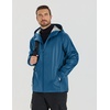 COOFANDY Rain Jacket Men Waterproof With Hood Raincoat Windbreaker Packable | 2 Water-resistant Zip Pockets, Lightweight Windbreaker For Hiking, Cycling, Running, Golf Fishing Rain Shell Gear(Dark Blue)