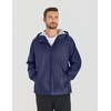 COOFANDY Rain Jacket Men Waterproof With Hood Raincoat Windbreaker Packable | 2 Water-resistant Zip Pockets, Lightweight Windbreaker For Hiking, Cycling, Running, Golf Fishing Rain Shell Gear(Navy Blue)