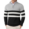 Black & White & Grey Stripe