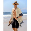 COOFANDY Men’s Long Shawl Collar Linen Cardigan Lightweight Kimono Robe | Open Front Drape Cape Kaftan, Summer Beach Pool Cover Up, Burning Man Rave Festival Outfits, Cardigan Jackets(Khaki)