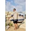 COOFANDY Men’s Long Shawl Collar Linen Cardigan Lightweight Kimono Robe | Open Front Drape Cape Kaftan, Summer Beach Pool Cover Up, Burning Man Rave Festival Outfits, Cardigan Jackets(Khaki)
