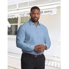 COOFANDY Big and Tall Mens Dress Shirt Wrinkle Free Button Down Shirt | Long Sleeve Shirts, Stretch Collared Shirts, Lightweight, For Work/Office/Business/Meetings/Wedding, XL Big-6XL Big Tall(Light Blue)