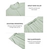 COOFANDY Men’s 2 Piece Cotton Linen Sets Beach Outfits Pants and Shirt Set | Linen Outfits Set with Pockets, Casual Short Sleeve Henley Shirts, Beach Pants with Pockets, Summer Vacation Yoga Outfits(Z-green)