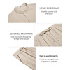 COOFANDY Men’s 2 Piece Cotton Linen Sets Beach Outfits Pants and Shirt Set | Linen Outfits Set with Pockets, Casual Short Sleeve Henley Shirts, Beach Pants with Pockets, Summer Vacation Yoga Outfits(Z-light Khaki)