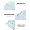COOFANDY Men’s 2 Piece Cotton Linen Sets Beach Outfits Pants and Shirt Set | Linen Outfits Set with Pockets, Casual Short Sleeve Henley Shirts, Beach Pants with Pockets, Summer Vacation Yoga Outfits(Z-light Blue)