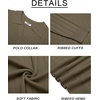 COOFANDY Mens Sweaters Long Sleeve Polos V Neck Casual Pullover Sweater | Knitted Sweater, Soft And Stretch, Regular Fit, Business Work, Fall Fashion 2026(Army Green)