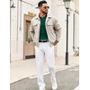 COOFANDY Mens Sweaters Long Sleeve Polos V Neck Casual Pullover Sweater | Knitted Sweater, Soft And Stretch, Regular Fit, Business Work, Fall Fashion 2026(Dark Green)