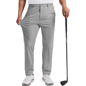 COOFANDY Mens Golf Pants 30″/32″/34″ Stretch Work Dress Pant with 4 Pockets | Lightweight, Quick Dry, Gentle Stretch, with Elastic Waistband, 4 Pockets, Slim Fit, Business Casual Hiking, Durable(Light Gray)