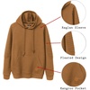 COOFANDY Mens Hoodies Pullover Casaul Long Sleeve Drawstring Waffle Knit Hooded Sweatshirt with Kanga Pocket(Dark Yellow)