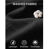 COOFANDY Men Cotton Sleeveless Tank Top Muscle T Shirts Casual Beach Tank Khaki Breathable Washed Running Tee Shirt(Black)