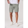 COOFANDY Mens Cargo Shorts Cotton Twill Casual Work Hiking Cargo Shorts | Chino Cotton, Hiking Shorts With 5 Pockets, Drawstring Stretch Elastic Waist, Breathable Summer Outdoor Camping Travel Wear.(Light Green)