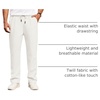 COOFANDY Men’s Casual Chino Pants Drawstring Elastic Waist Relaxed Fit Pant | Elastic Drawstring Waist, Cotton Twill Fabric, Side Pockets, Relaxed Fit, Straight Leg, Daily Wear, Office Wear, Travel Wear(Beige)