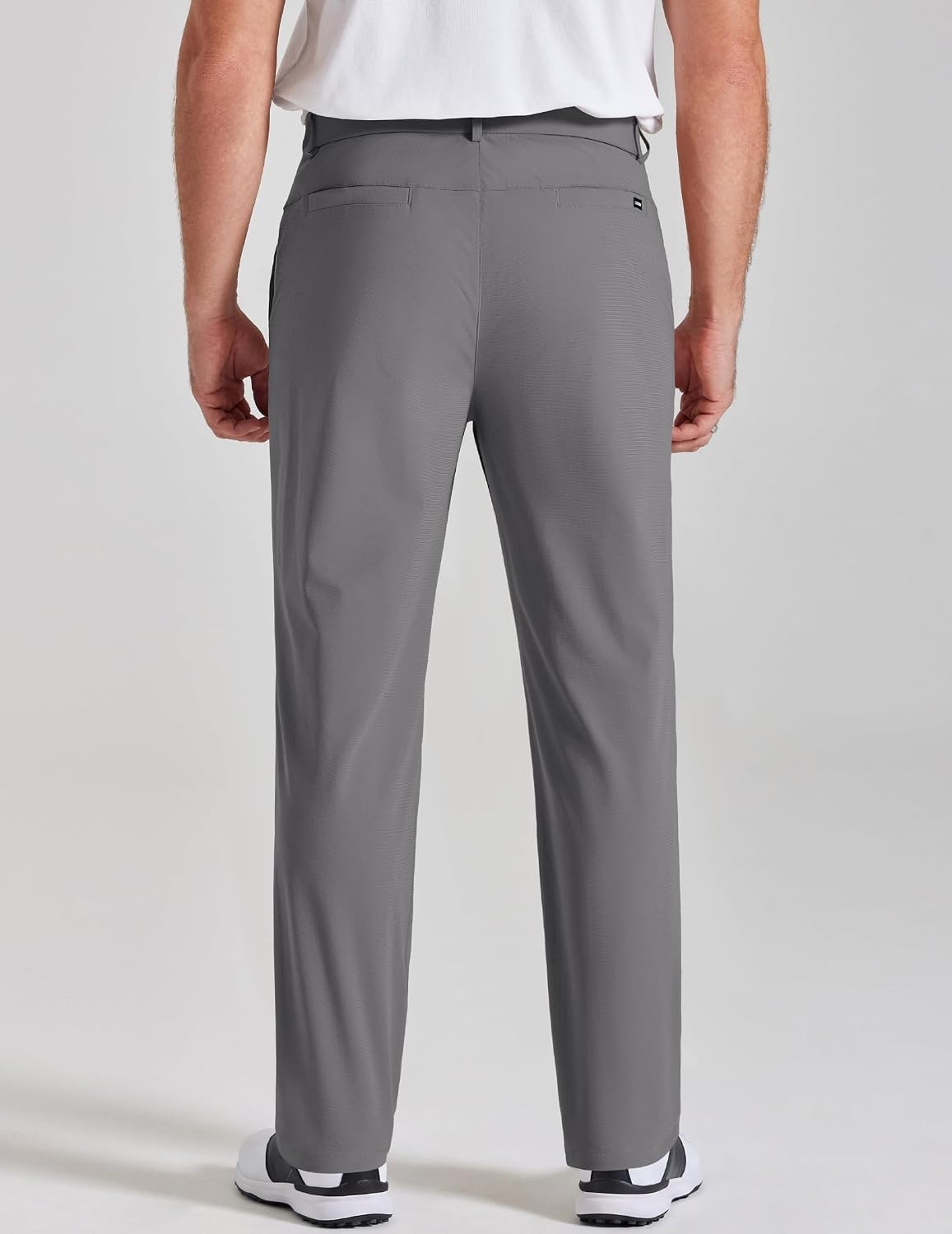 image:imageCOOFANDY Mens Golf Pants Lightweight Dress Pants 303234 Comfy Slacks Stretch QuickDry ComfortSweatWicking FabricComfort Waistband5 Secure PocketsZip Fly amp Metal ButtonBusiness CasualDark Gray