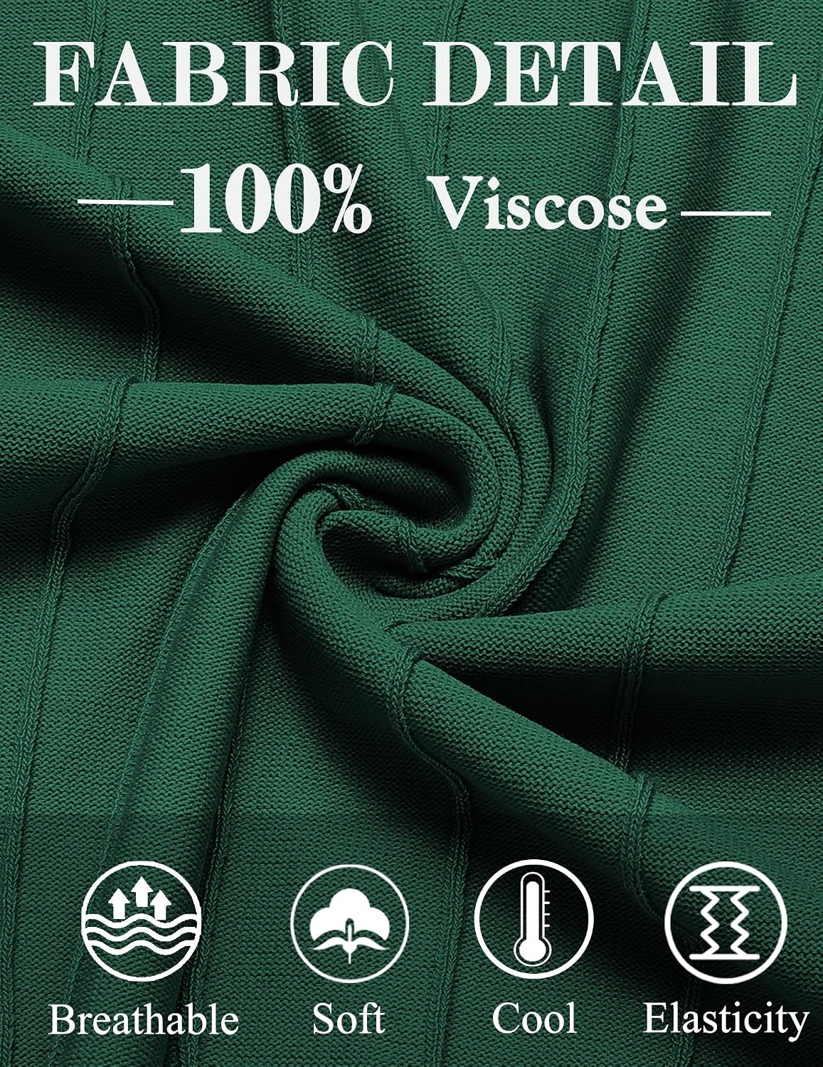 image:imageCOOFANDY Mens T Shirts Short Sleeve Knit Sweater Shirt Casual PulloverDeep Green