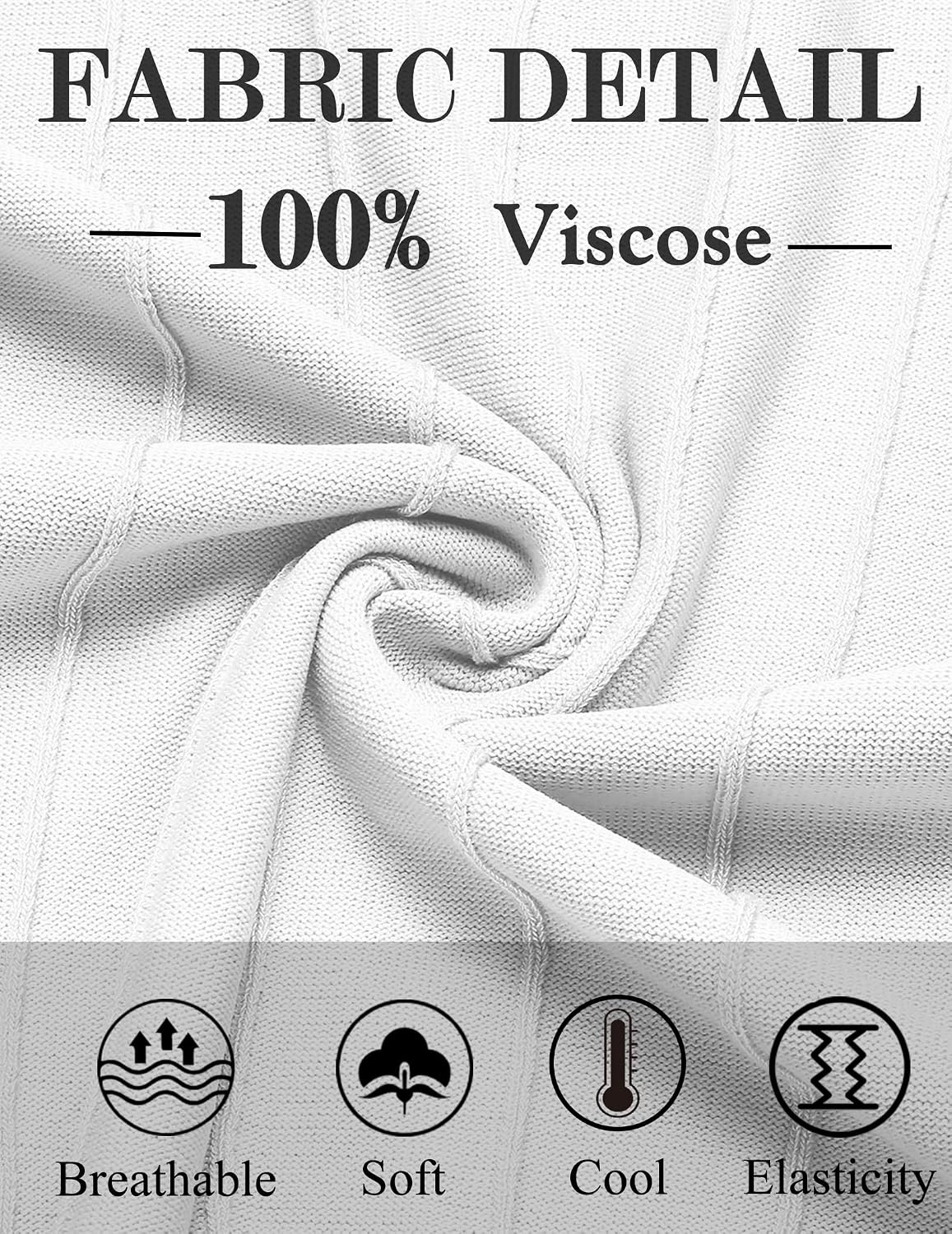 image:imageCOOFANDY Mens T Shirts Short Sleeve Knit Sweater Shirt Casual PulloverWhite