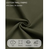 COOFANDY Mens Casual Chinos Pants Relaxed Fit Elastic Waist Khaki Trousers Stretch Dress Slacks with Pockets(A-army Green)