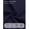 COOFANDY Mens Casual Chinos Pants Relaxed Fit Elastic Waist Khaki Trousers Stretch Dress Slacks with Pockets(A-navy Blue)
