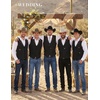 COOFANDY Men’s Western Vest Suede Cowboy Vest Casual Slim Fit Waistcoat | Western Outfit,Cowboy Attire,2 Pockets,Button Closure,Lining,Soft,Wedding,Costume Party,Halloween,Cosplay,Pirate,Country Vest(Black (With Pattern))