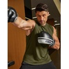 COOFANDY Mens Workout Tank Tops Cotton 3 Pack Soft Gym Muscle Shirt Sleeveless Classic T Shirts(Army Green)