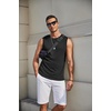 COOFANDY Mens Workout Tank Tops Cotton 3 Pack Soft Gym Muscle Shirt Sleeveless Classic T Shirts(Black)