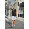 COOFANDY Mens Workout Tank Tops Cotton 3 Pack Soft Gym Muscle Shirt Sleeveless Classic T Shirts(Black)