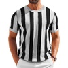 Light Grey - Black Stripes