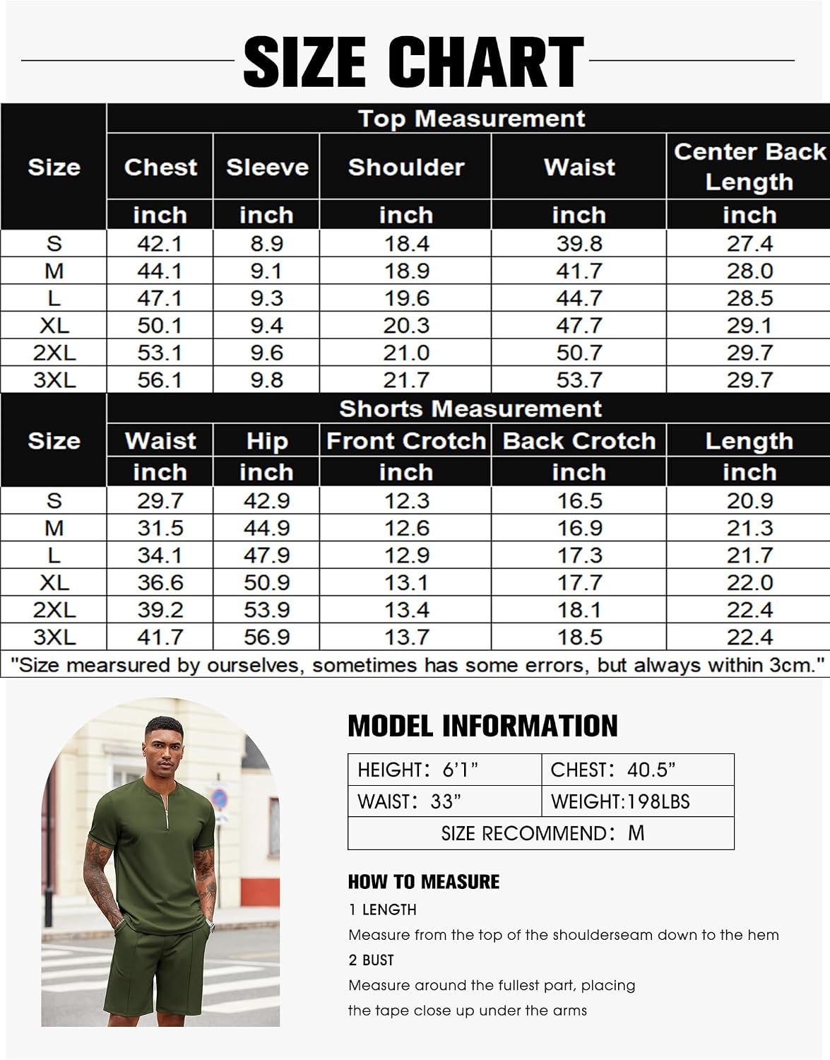 image:imageCOOFANDY Mens 2 Piece Set Short Sleeve Polo Shirt and Shorts Summer SuitsArmy Green
