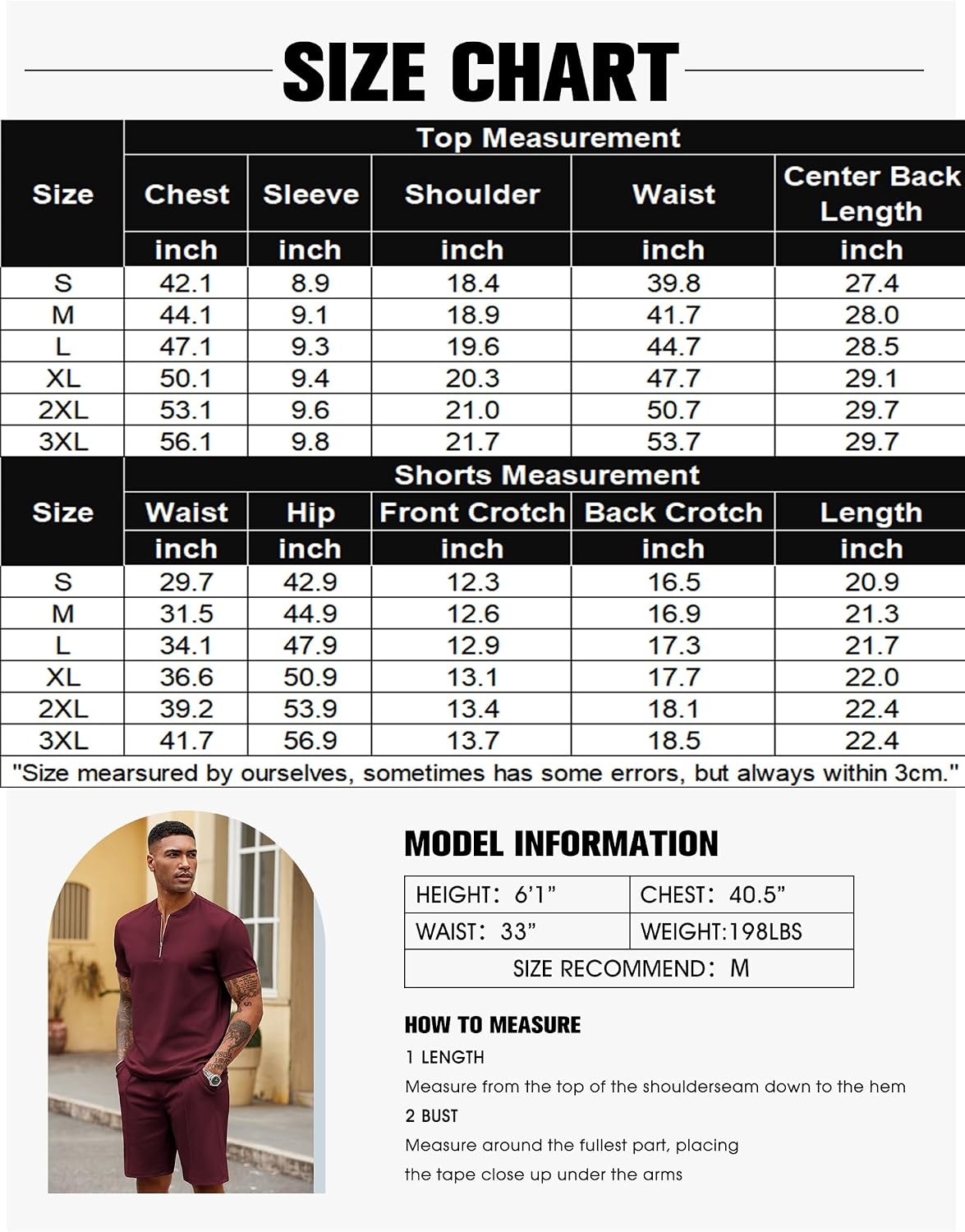 image:imageCOOFANDY Mens 2 Piece Set Short Sleeve Polo Shirt and Shorts Summer SuitsDate Red