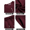 COOFANDY Men’s 2 Piece Set Short Sleeve Polo Shirt and Shorts Summer Suits(Date Red)