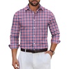15-navy Red Plaid