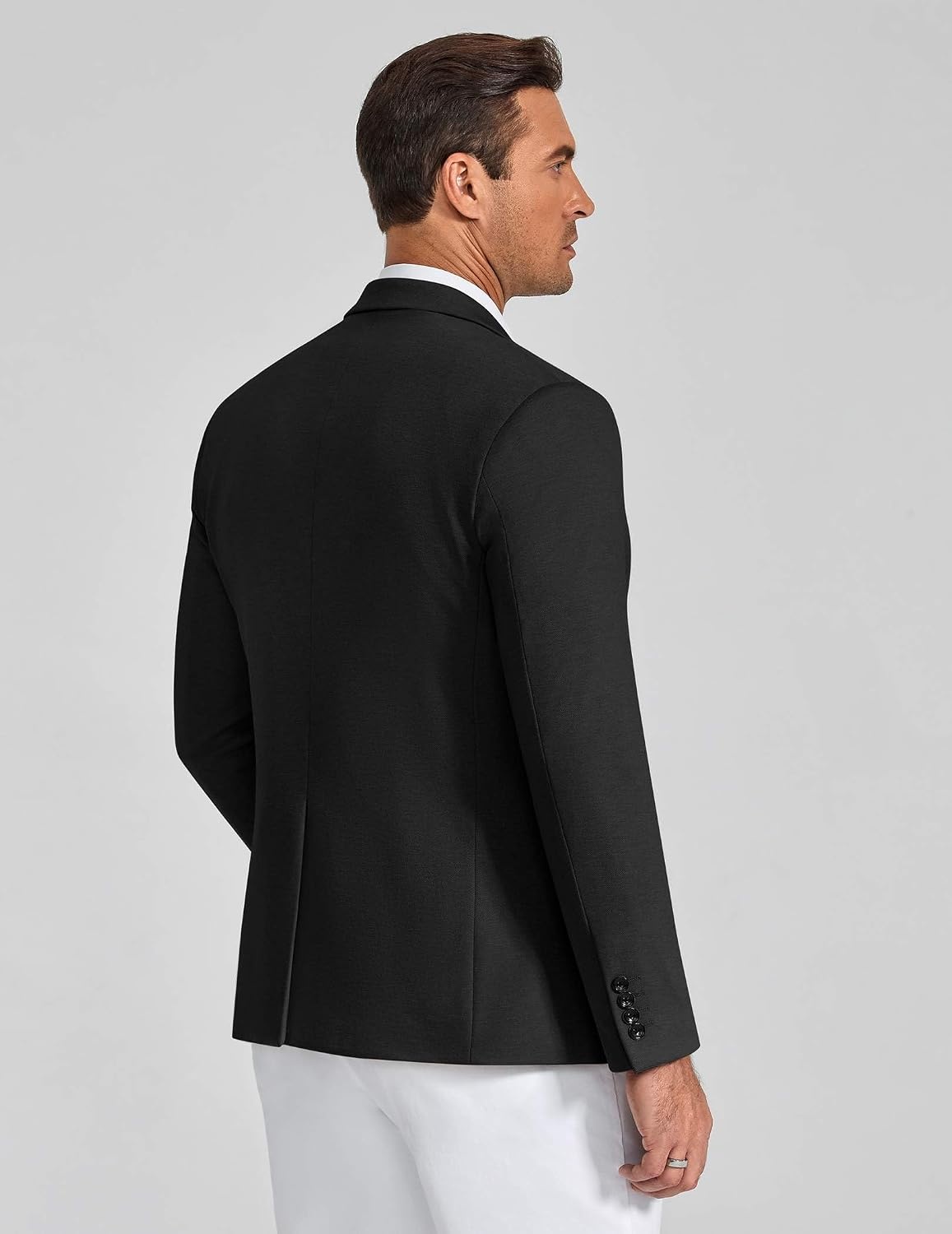 image:imageCOOFANDY Mens Casual Knit Blazer Sport Coats Business Suit JacketBlack