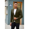 COOFANDY Men Blazer Jacket Lightweight Knit Sport Coats Casual Suit Jackets(Army Green)