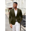 COOFANDY Men Blazer Jacket Lightweight Knit Sport Coats Casual Suit Jackets(Army Green)