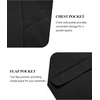 COOFANDY Men Blazer Jacket Lightweight Knit Sport Coats Casual Suit Jackets(Black)