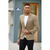 COOFANDY Men Blazer Jacket Lightweight Knit Sport Coats Casual Suit Jackets(Champagne)