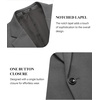 COOFANDY Men Blazer Jacket Lightweight Knit Sport Coats Casual Suit Jackets(Dark Gray)